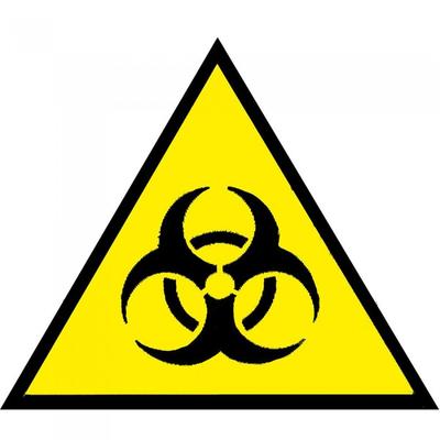Toppa da cucire contro il rischio biologico