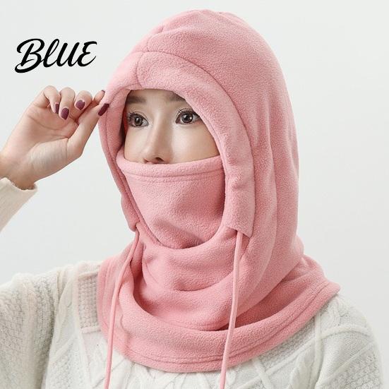 Cold Weather Gear Accessories Headgear Men Fall Hat Women Hooded Scarf Winter Riding Solid Color