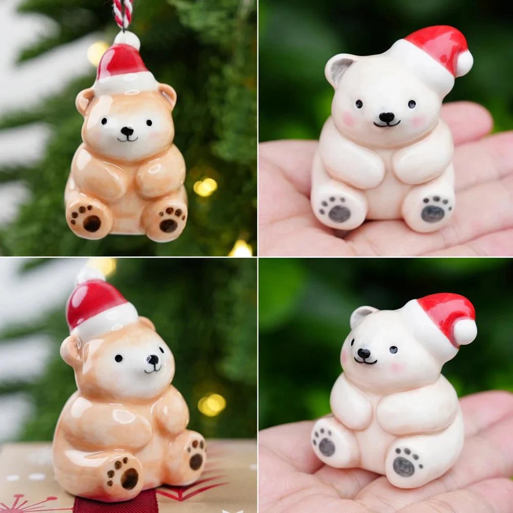 Seal Penguin Bear Statue Decoration Christmas Tree Decoration Pendant Small Pendant Holiday Party Baby Room Decoration Pendant
