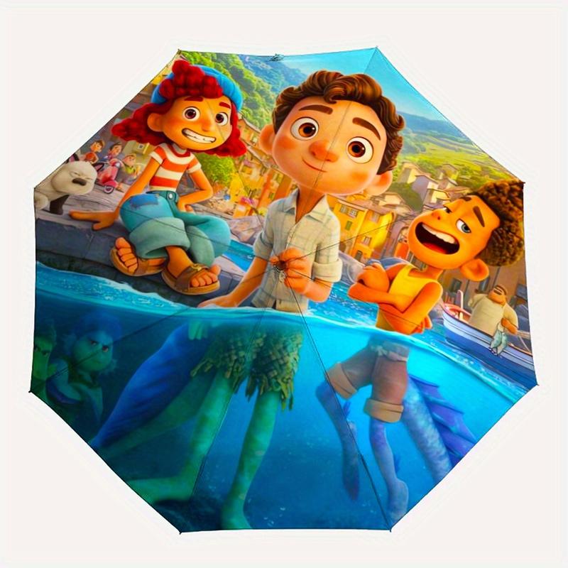 Luca & Friends Automatic Opening and Closing Folding - A Good Choice for Gifts, Fashionable and Convenient Cartoon Umbrella With Cute Cartoo