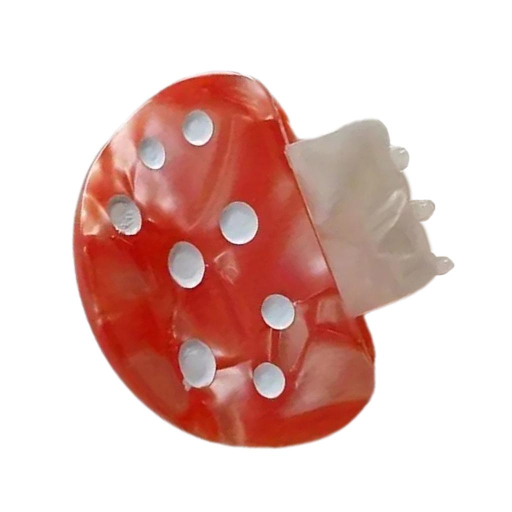 Small Mushroom Hair Claw for Female Girl Acetic Hair Clamp Nonslip Braid Ponytail Holder Fashion Hair Shaping Ornament