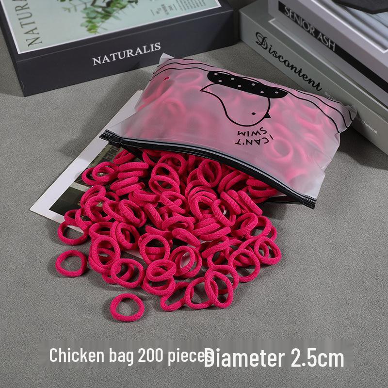 High-Elasticity Hair Ties for Girls - Gentle on Hair, Perfect for Children's Hairstyles