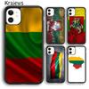 Vintage Litauen Litauische Flagge Für iPhone 17 Air 16 Handyhülle Cover 15 14 plus 12 13 pro max Fundas