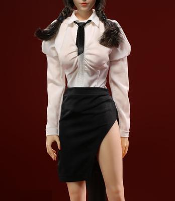 Figura con Cuerpo TBLeague JOA Mujer Sexy Hermosa Dama de Oficina Secretaria Conjunto de Falda Larga con Abertura y Pantalones Íntimos y Cabeza No [TOYBARJAPAN] 1/6