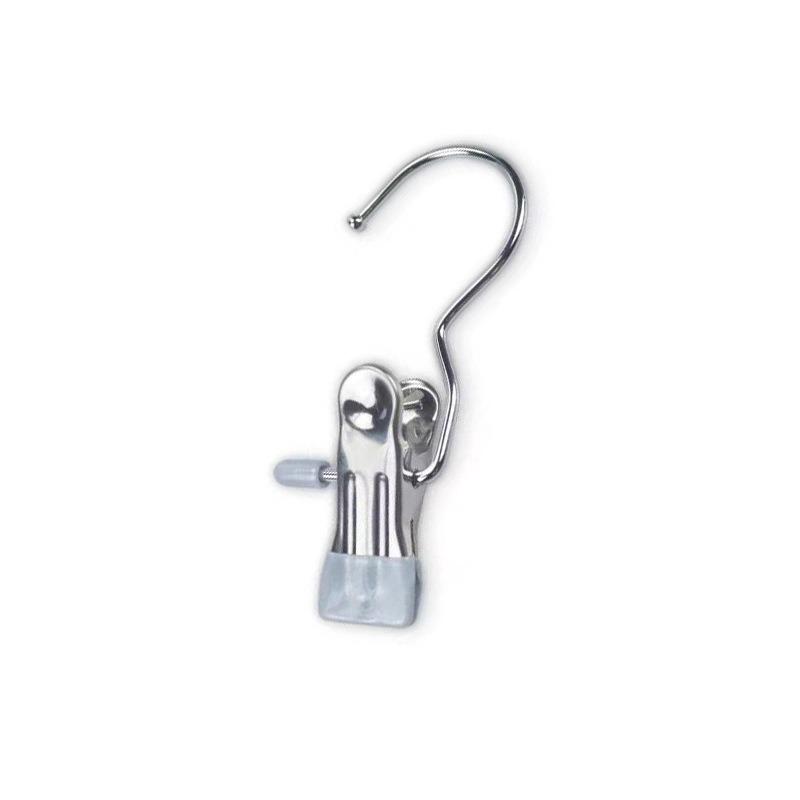 Stainless Steel Clothes Hangers With Clips Hanging Underwear Socks And Stockings 10Pcs