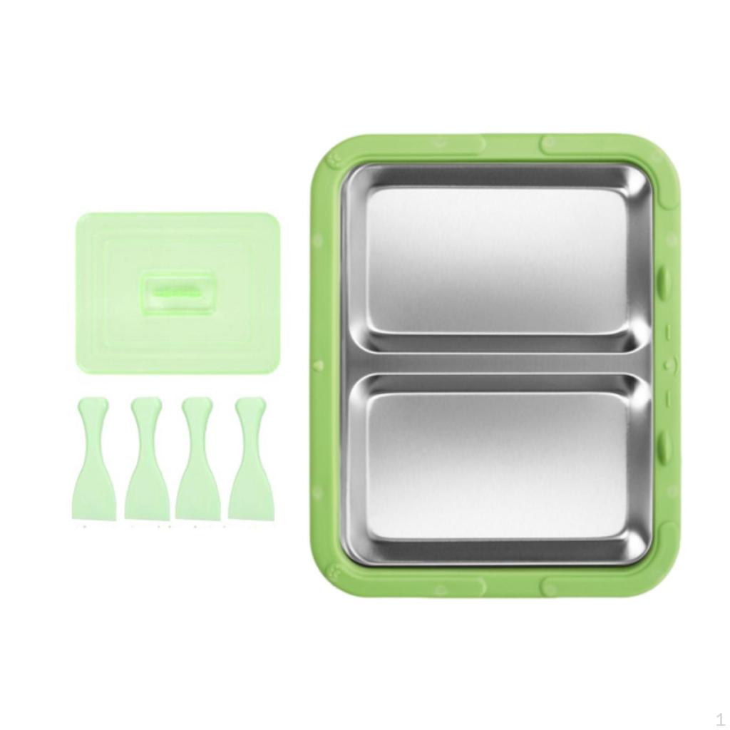 Ice Cream Maker Yogurt Rolls Tray Homemade Easy to Clean Fun Parent Child Activities DIY Versatile