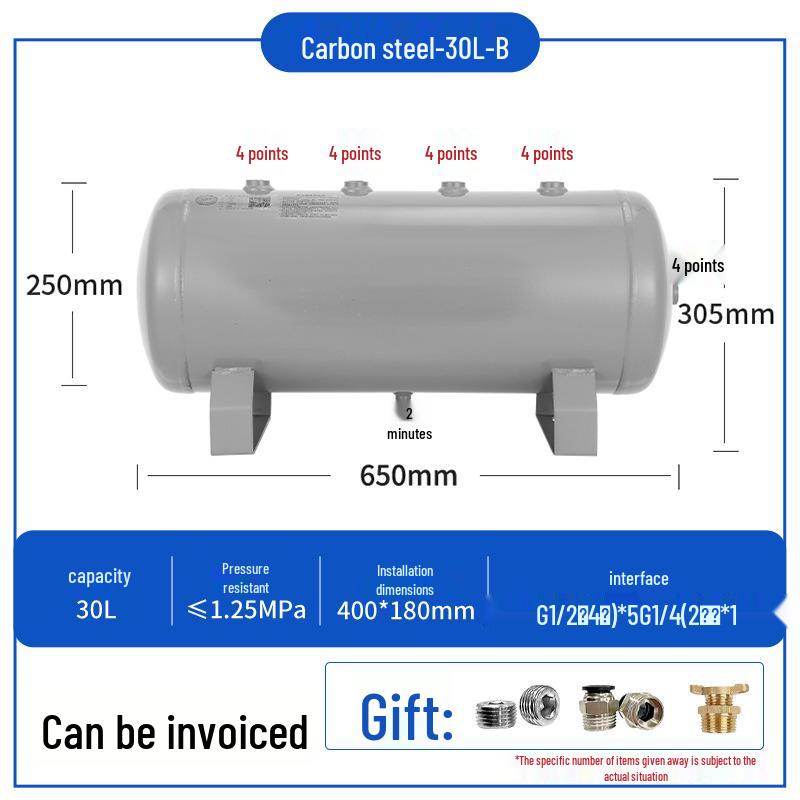 Compact Air Tanks 2L-60L - Ideal for Compressors and Vacuum Systems