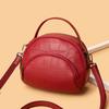 Leather women's bags new trendy fashion big stomach king shoulder messenger bag first layer cowhide mother bag