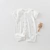 Newborn Baby Short-Sleeve Romper - Light Summer Jumpsuit for Boys