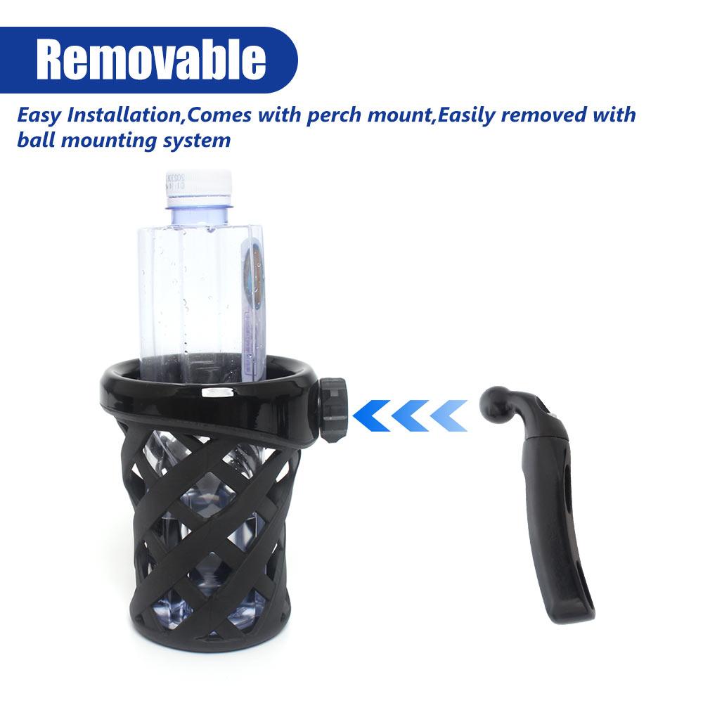 Motorcycle Accessories Handlebar Cup Holder For Harley Touring Electra Glide Yamaha Kawasaki Suzuki Drink Mounted Cup Holder
