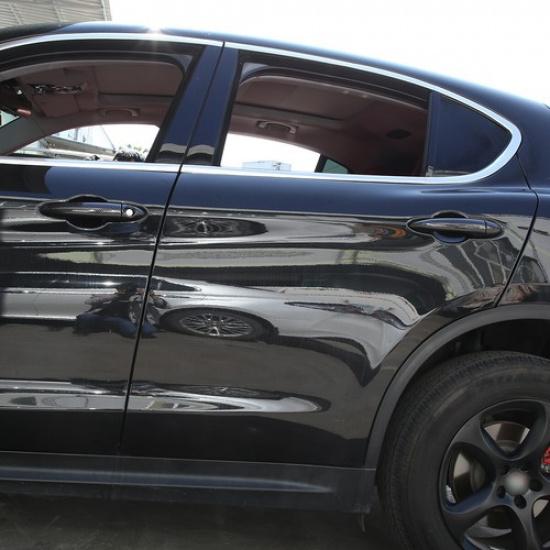 Exterior Door Handle Decor Cover Trim without hole For Alfa Romeo Giulia 17-20