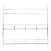 Wall Mounted Seasoning Rack Iron Seasoning Jar Organizer Wall Mounted Storage Shelf for Kitchen Cabinet Pantry Door