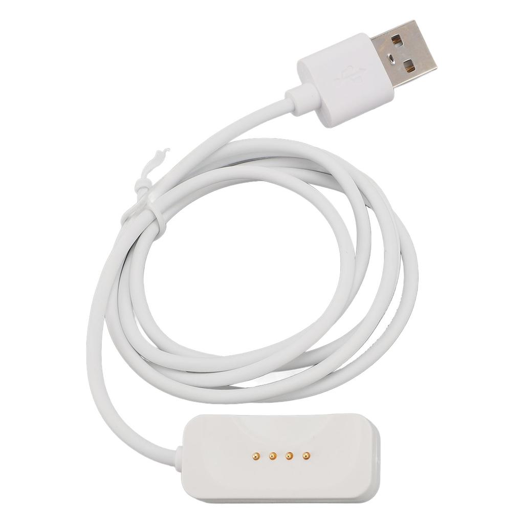 Smart Watch Charger PVC ABS 3.3FT Portale USB Magnetic Charging Cable Cord for Watch X 2 3 White