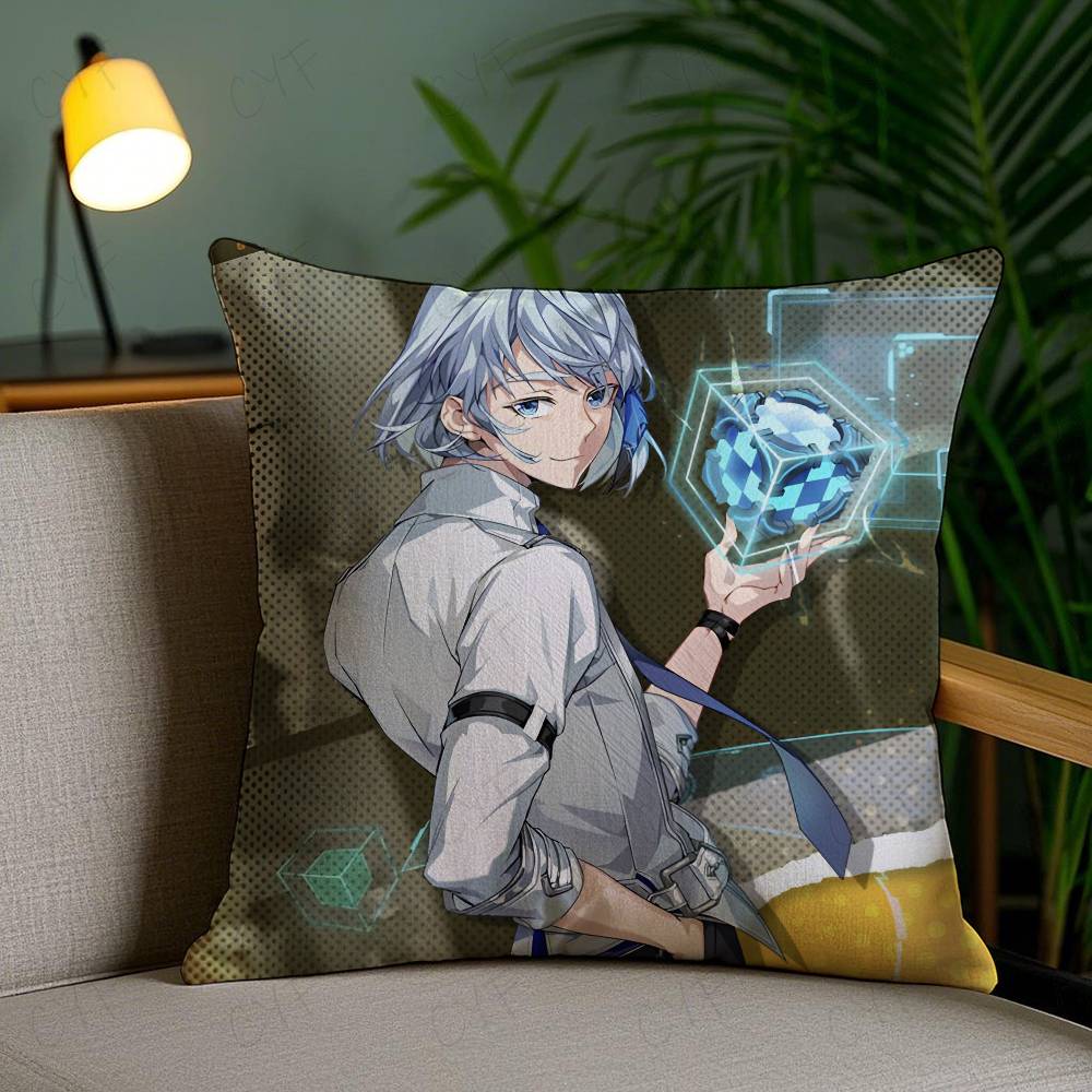 Korea Cartoon T-Tower of God Kissenbezug Kundenspezifisch bedrucktes gebürstetes Fleece-Kissen, Babyhaut-Haptik, Umweltfreundlicher Farbsublimations-Cus