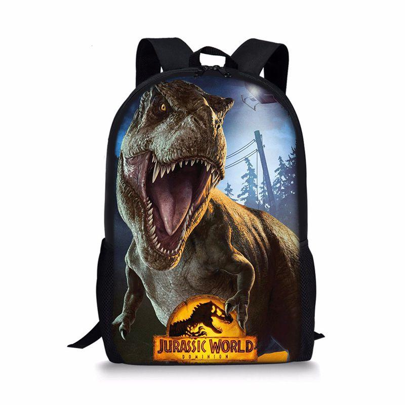 Jurassic World Dinosaurier Rucksack Große Kapazität Schultasche für Jungen und Mädchen