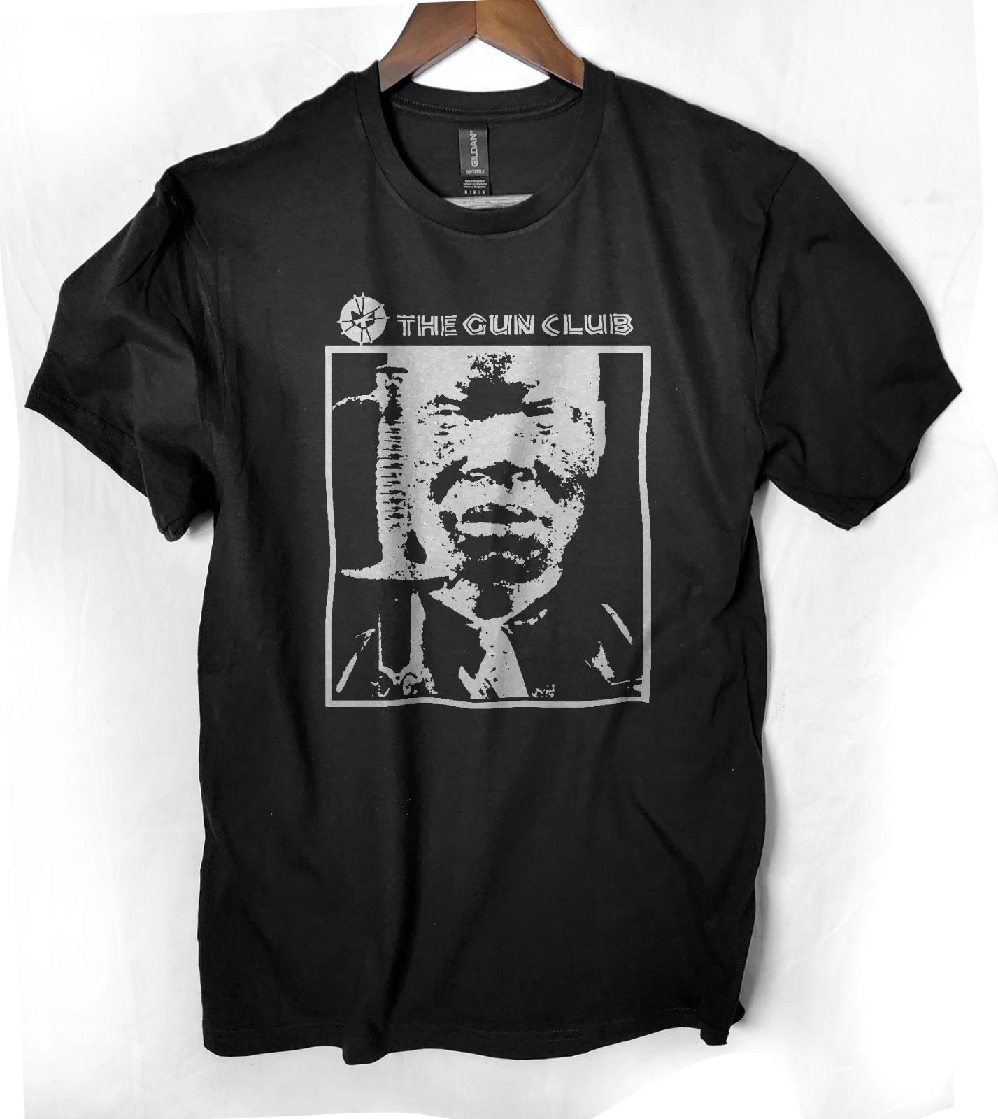 футболка группы The Gun Club T T-Shirt Лос-Анджелес пост-панк сайкобилли Джеффри Ли Пирс 2XL