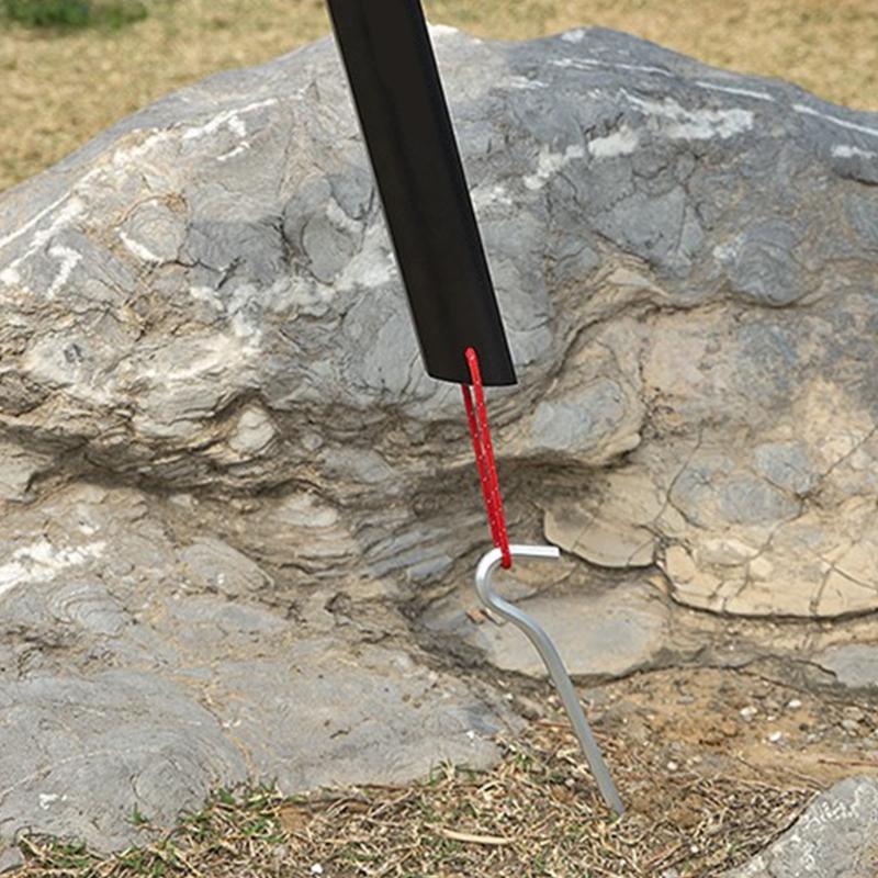 Multifunctional Stainless Steel Stakes Nail Puller with High Quality Aluminum Alloy Handle Protect Yourself In the Wild