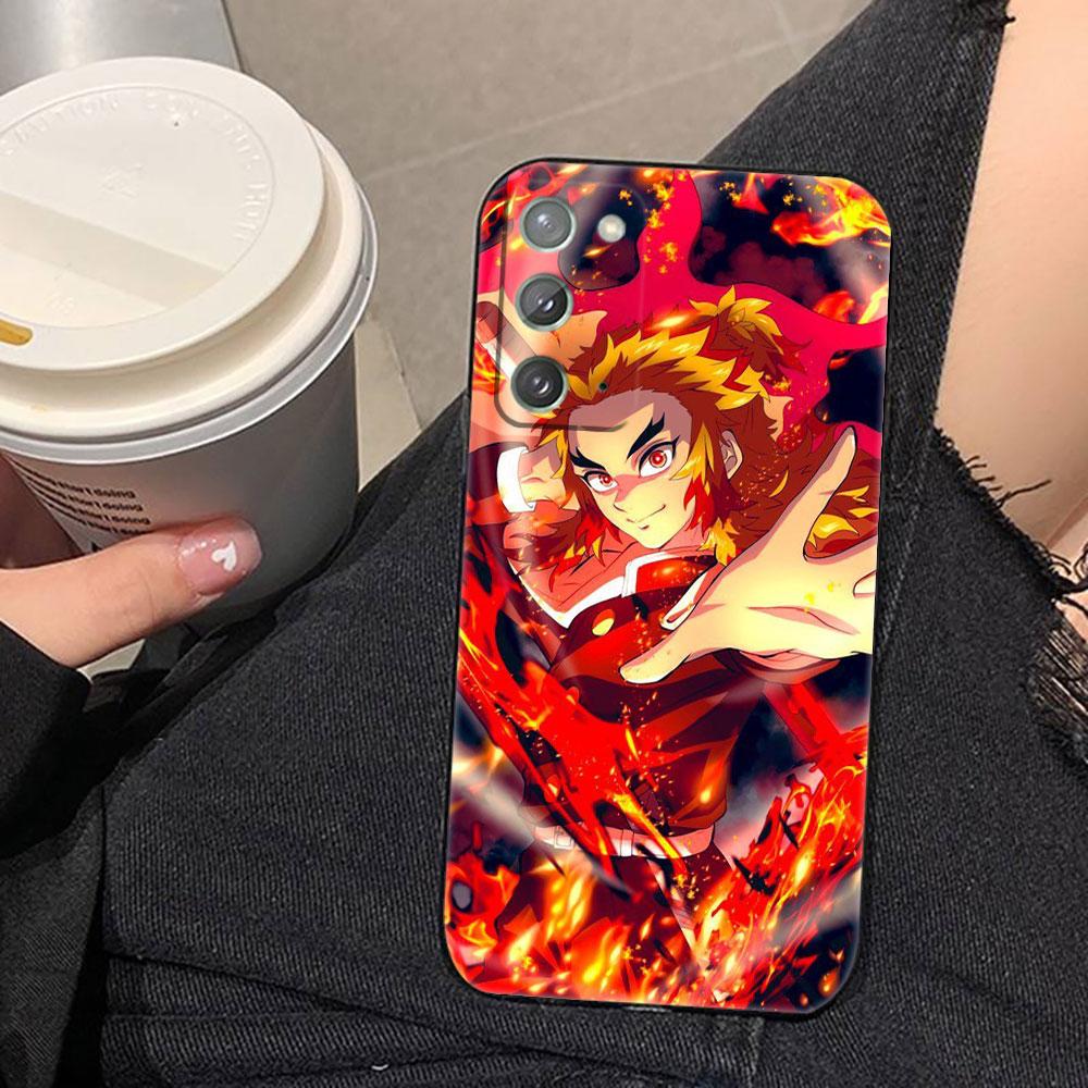Anime Demons Slayers Tanjiro Phone Case For Samsung NOTE 20 10 M23 M53 A80 A70 A50 A30 A24 A13 A12 A07 A06 A05S A04 A03S Cover