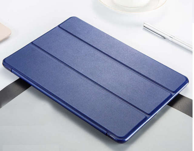 

Ультратонкий чехол 9,7 дюйма для iPad Air 1, 2, iPad 2017, 5, 6, чехол, умный складной откидной чехол из ТПУ для iPad, умный откидной чехол темно-синий