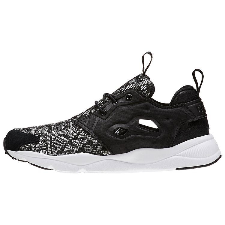 Reebok Furylite Reebok Furylite Gt Sporty Versatile Breathable Lightweight Low-Top Daily Casual Shoes Women s Black White Grey BD4461 35