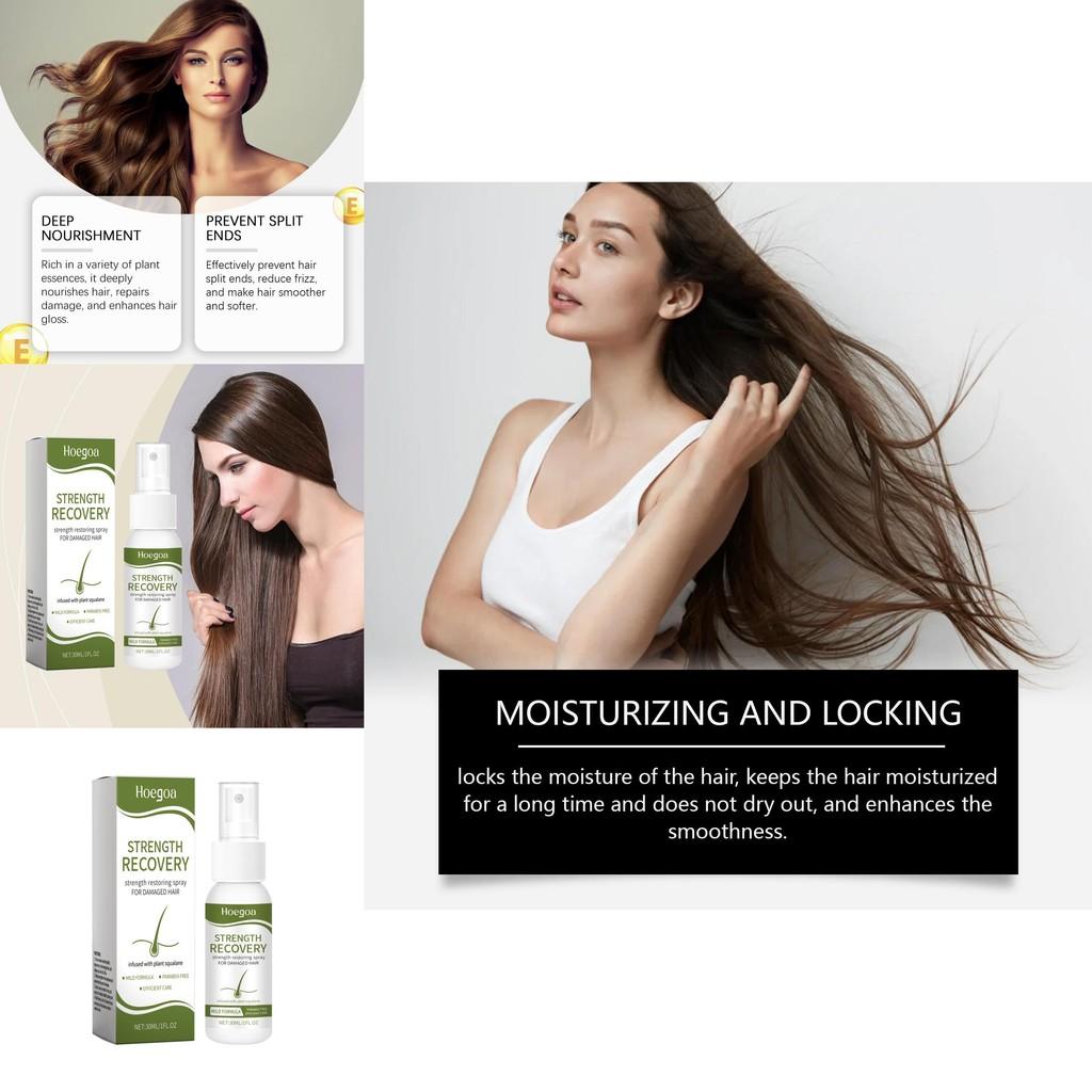 Hoegoa Nourishing Leave In Hair Repair Spray For Soft Shiny And Voluminous Hair 30ml