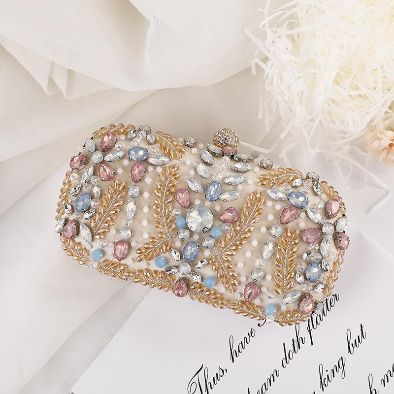 Popular Women's Evening Bag Bridal Clutch Party Wedding Female Party chain shoulder Purse Wedding Bags Crystal Handbags