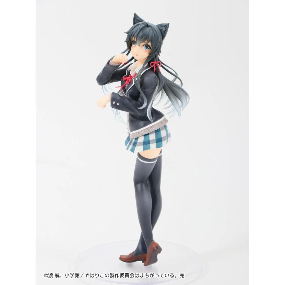 20CM Anime Yukinoshita Yukino Figure Yahari Ore no Seishun Love Comedy wa MachigatteiruZoku Nekomimi Seifuku Ver Model Toy