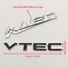 3D Metal Car Styling Logo VTEC Badge Front Grille Emblem Rear Trunk Sticker For Honda Civic Type R S SI Accord Fit CRV SUV