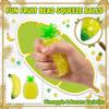 Stressabbau-Bälle - Dehnbare Frucht-Stressabbau-Bälle, Geeignet für Erwachsene und Partygeschenke. Diese weichen, gelben Bananenteigbällchen