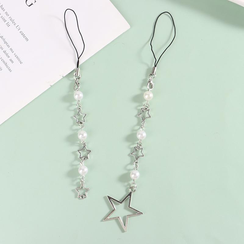 Minimalist Phone Lanyard Cute Star Heart Cross Pendant Phone Strap Phone Charms Accessories