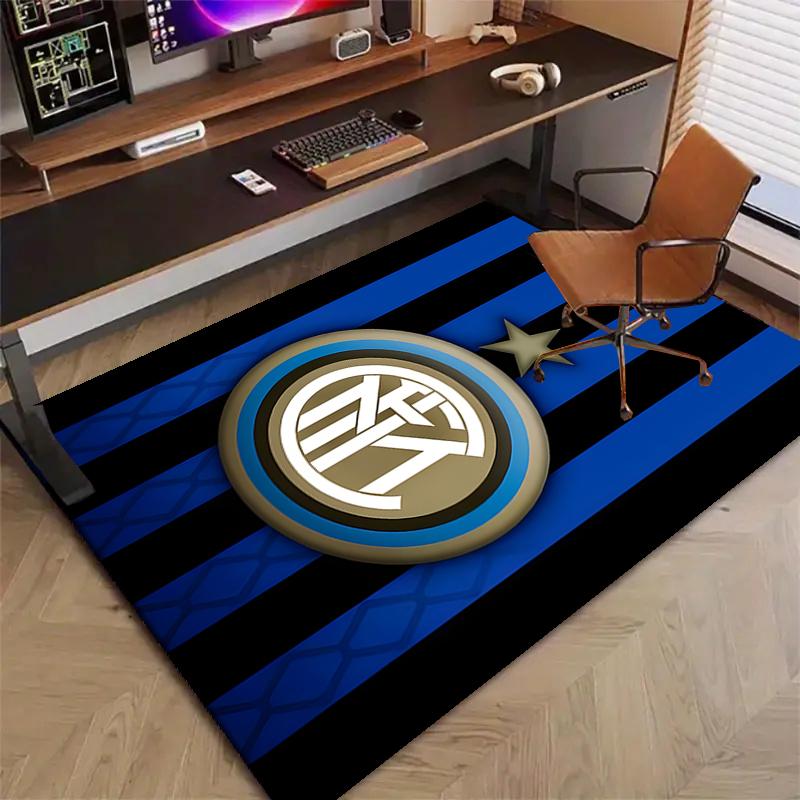 I-Internazionale Milano (8)Printed Area Rug Carpet for Bedroom Living Room Home Decor Rugs Mat Non Slip Mat Rug for Bedside