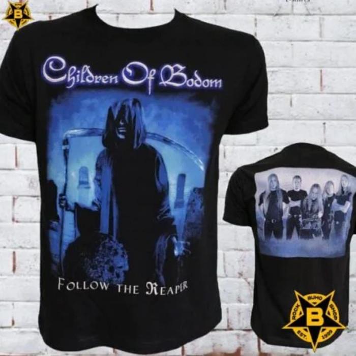 Двусторонняя черная хлопковая футболка Children of Bodom Все размеры S-5XL SN150 Унисекс футболка XXXXL