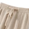 Women's Knitted Wide-leg Pants High-waist Thick Loose Wool Straight Pants Casual Solid Color Knitted Wool Pants