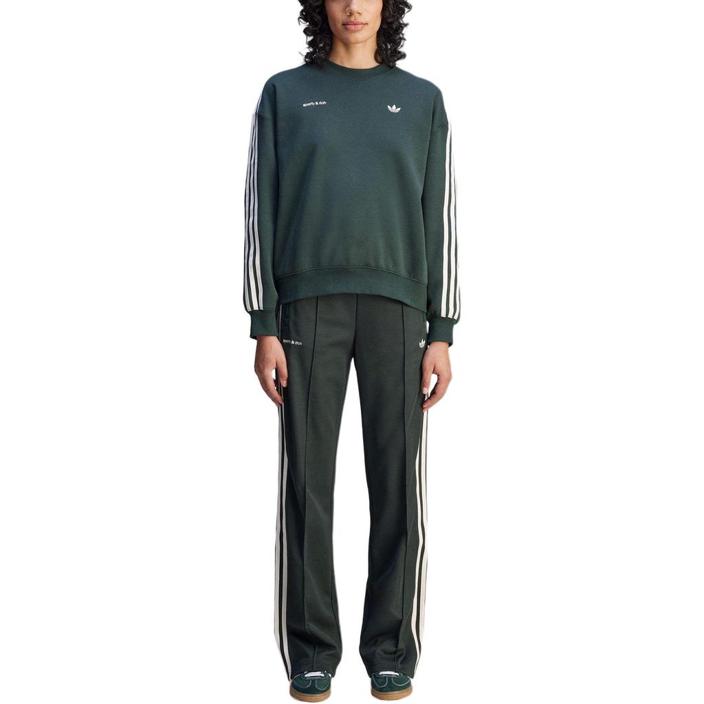 adidas X Sportliche & Reiche Damen Trainingshose Schatten Grün Herren Streetwear JN5323