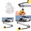 Automotive Collision Prevention Actuator Pair 8V0823823F 8V0823823D For Vehicle Hood Hinge Safety Enhancement Component X37F