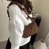 Japanese Sweet Top Handle Bag Fashi Print Textured Casual Crossbody Shoulder Bag Simple and Versatile Underarm Designer Bags