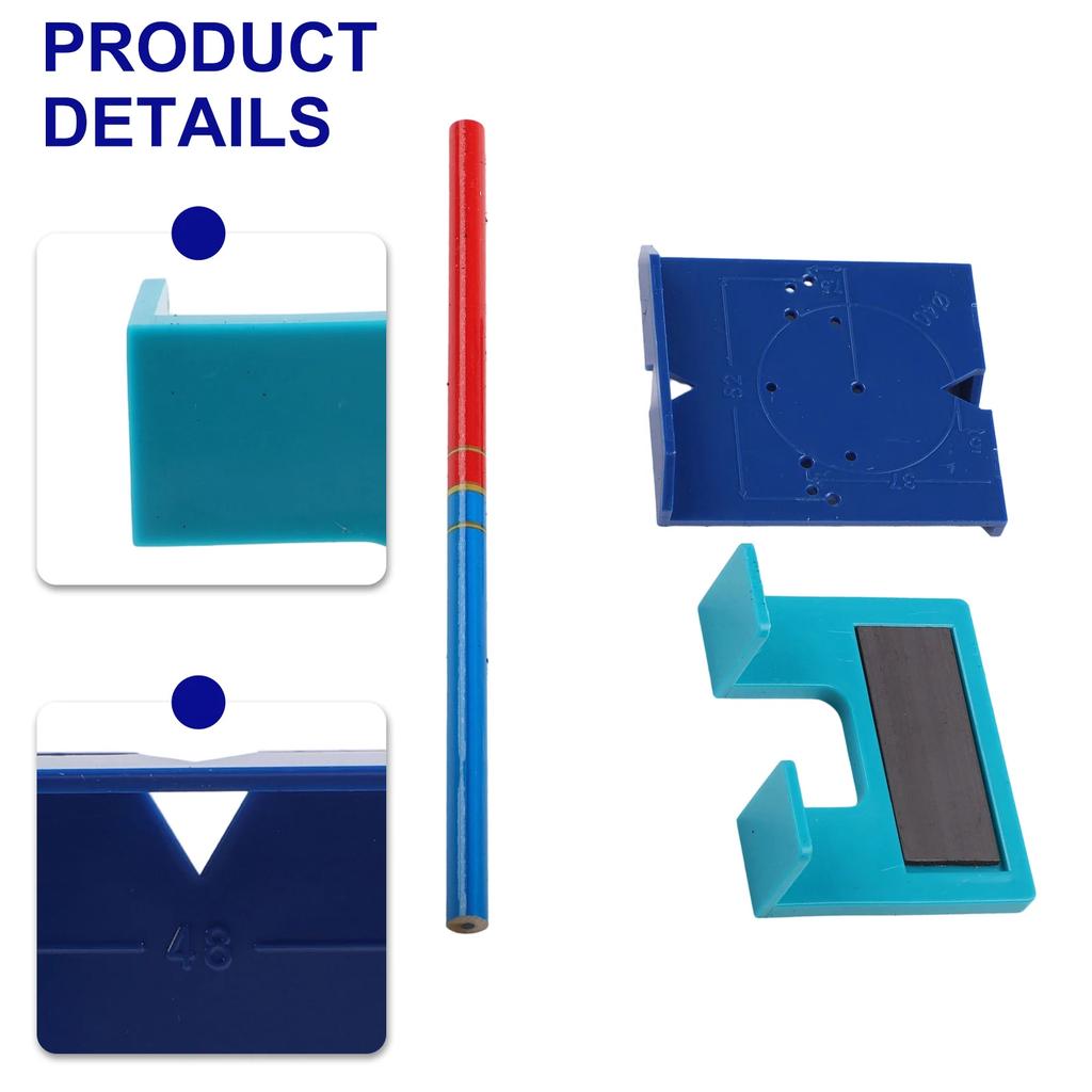 Magnetic Heavy Duty Cabinet Hinge Installation Clips for Fast Setup and Accurate 2mm Positioning Suitable for Various Hinges