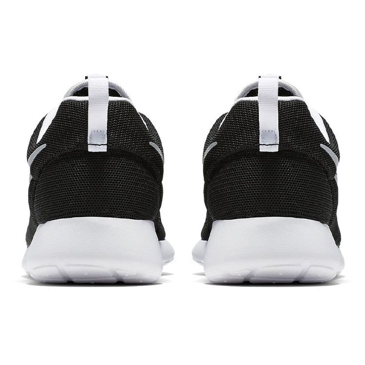 Nike Roshe One Comfortable Sports Fabric Shock Absorption Non-Slip Wear-Resistant Breathable Low-Top Running Shoes Men Sneaker Black Silver 718552-012