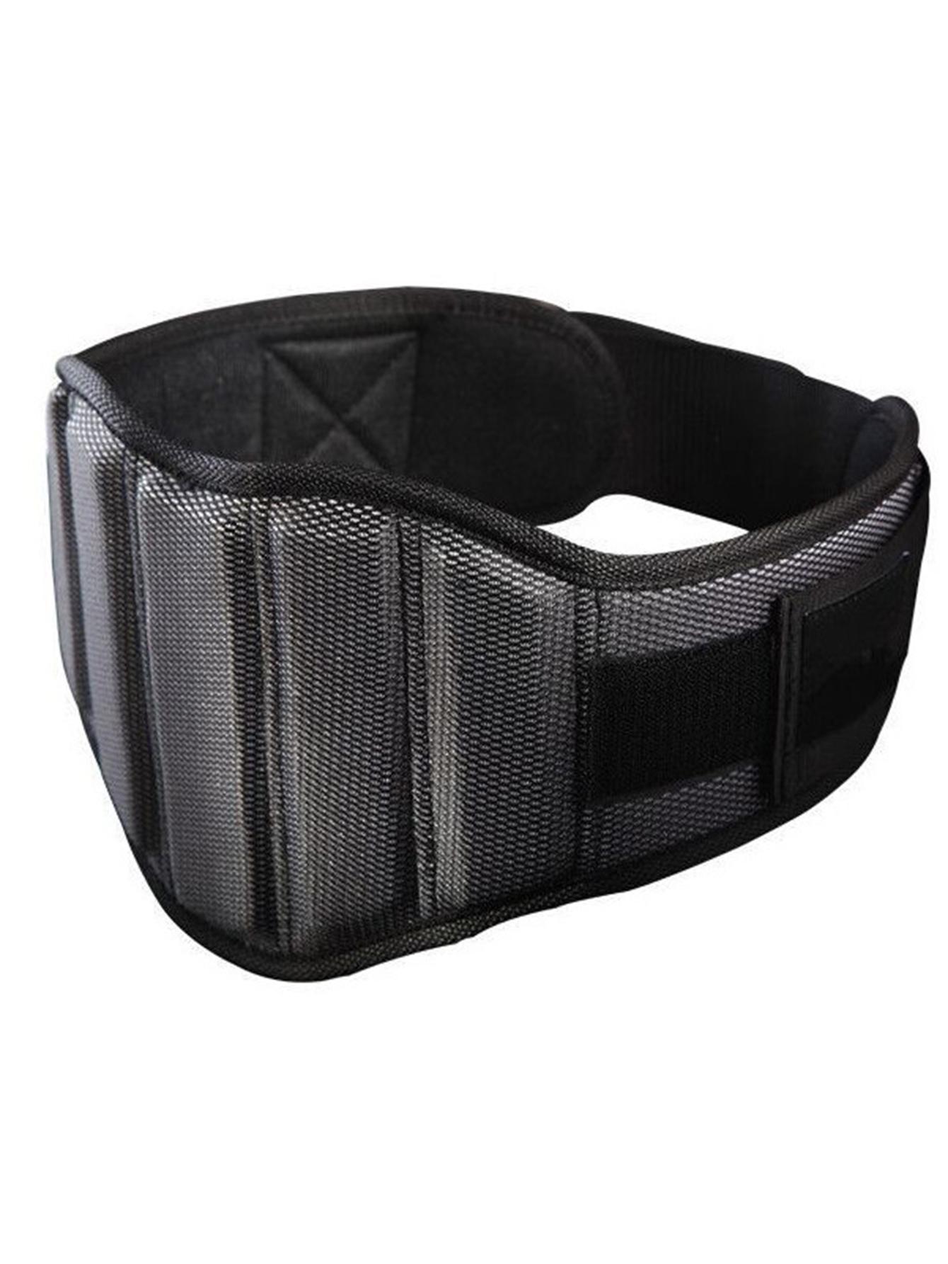 1Pc Gym Weight Lifting Belt Weight Lifting Workout Weightlifting Powerlifting Belt Ideal For Men Women - 7.5Inch - Bodybuilding Fitne S серебряный серый