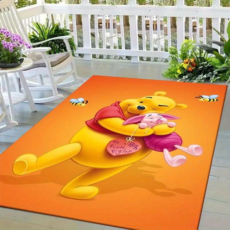 

1pc Disney Winnie Pattern Area Rug Soft Flannel Floor Mat for Living Room, Bedroom, Kitchen, Sofa Coffee Table Floor Mat, Machine Washable 60cm by 90cm