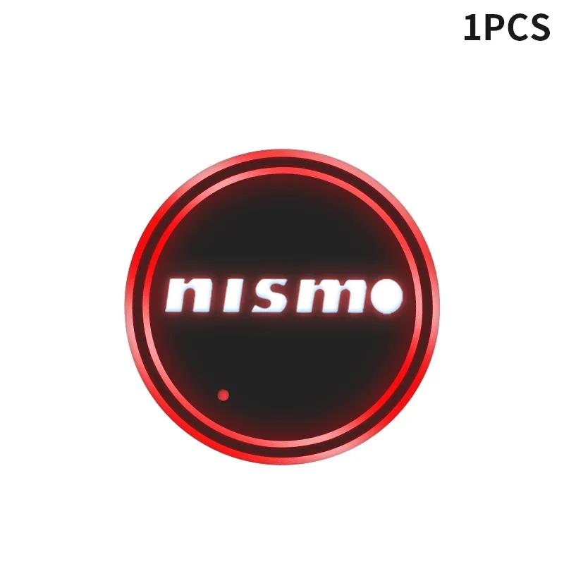 

1/2 шт. Автомобильная светящаяся подставка под стакан с LED-подсветкой для Nissan Nismo Note Armada Pulsar Pathfinder X-Trail Qashqai Аксессуары