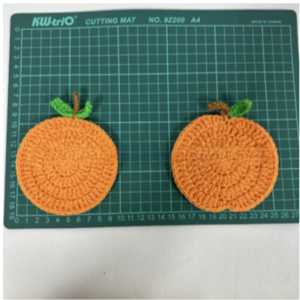 4pcs Pumpkin Shape Handmade Coasters Heat-Resistant Drink Mats New Fall Decor  Farmhouse Decor