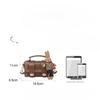 Genuine Leather Bag Multi-layer Cowhide Shoulder Bag Small Square Bag Premium Large Capacity Crossbody Bag for Women