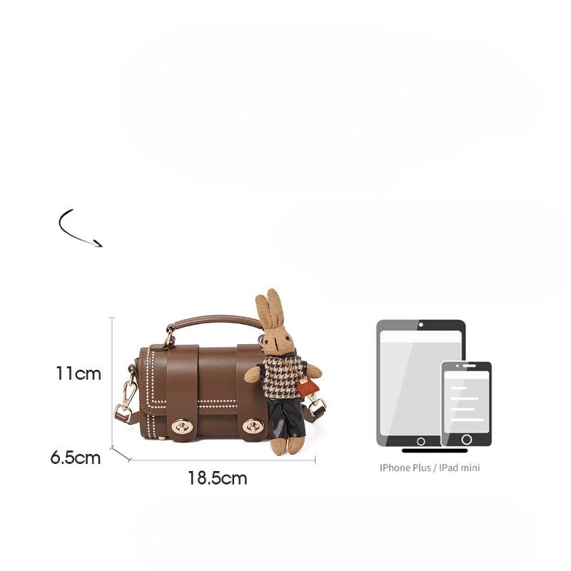 Genuine Leather Bag Multi-layer Cowhide Shoulder Bag Small Square Bag Premium Large Capacity Crossbody Bag for Women