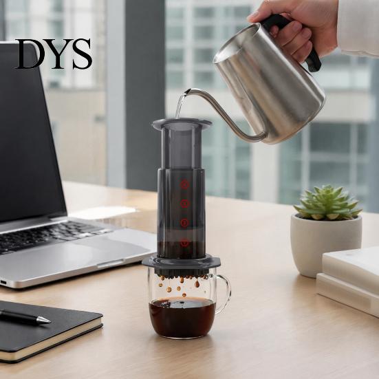 Handheld Coffee Brewer Portable Manual Maker, Pour-Over And Espresso Style Press, Single Serve Brewing Lightweight Compression Cup for Office Camping