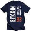 Vintage Grunge Bitcoin Retro In Crypto We Trust T Shirt for Men Pure Cotton T-shirt Short Sleeves BTC Tee Cryptocurrency Tshirt