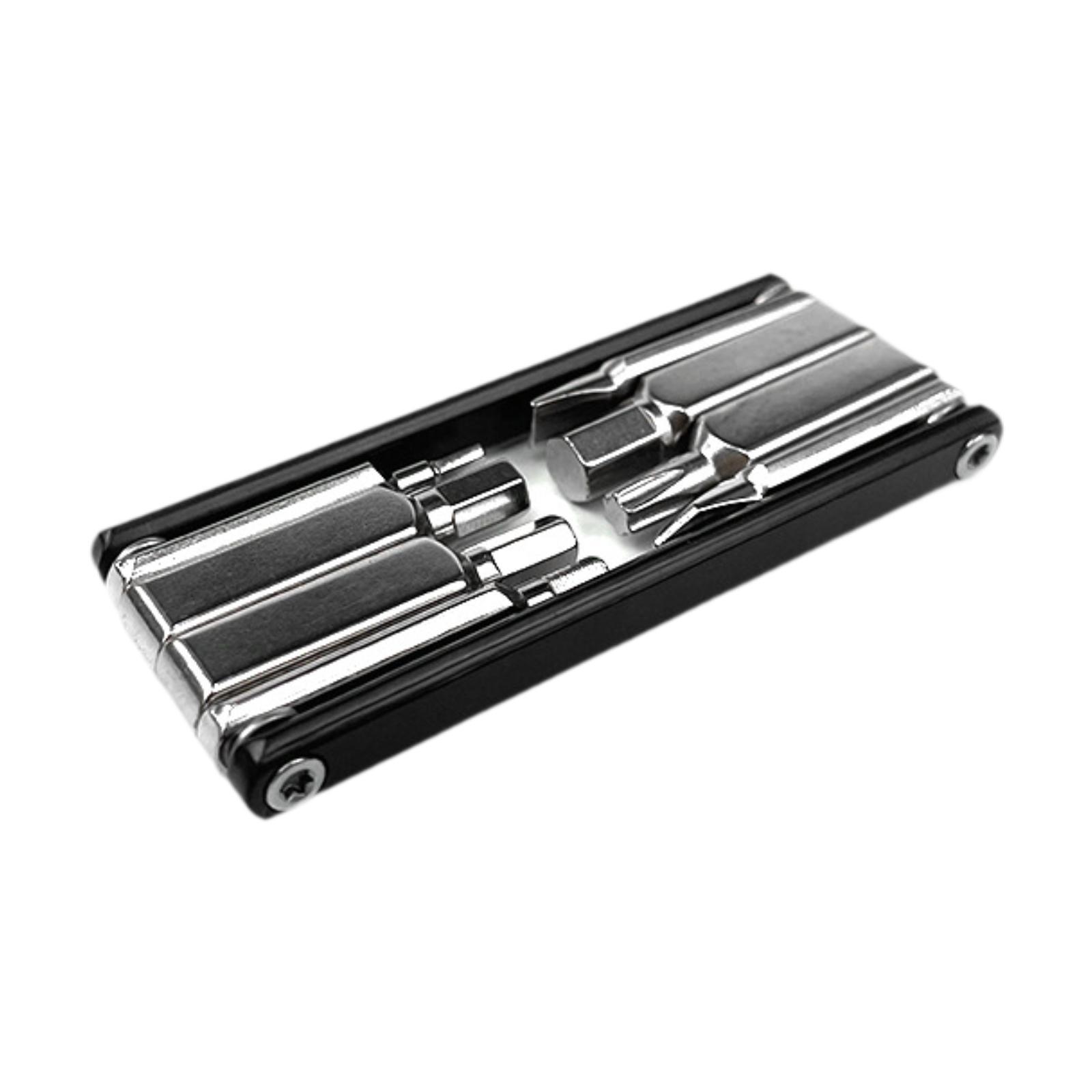 8 in 1 Bike Repair Tool Kit Accessories Equipment Hand Tools Hex Spoke Wrench for Cycling Maintenance Gifts Cyclists Repairing чёрный