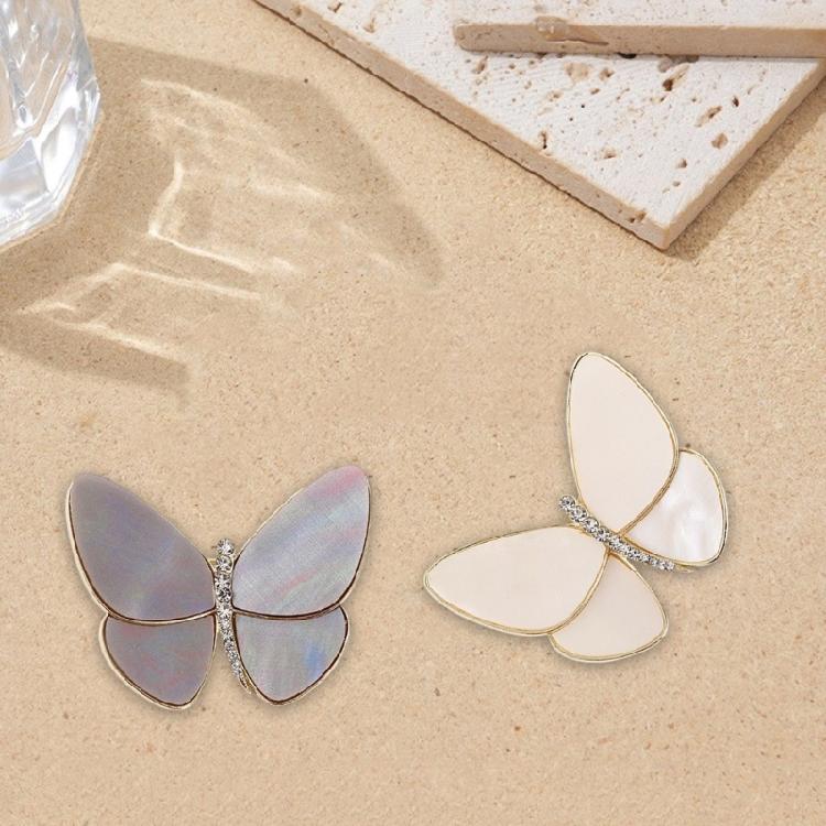 Zarte Legierung Schmetterling Brosche Anstecknadel Für Rucksäcke Mantel Stilvolle Accessoires Mit Kristallverzierungen Für Teenager Frauen