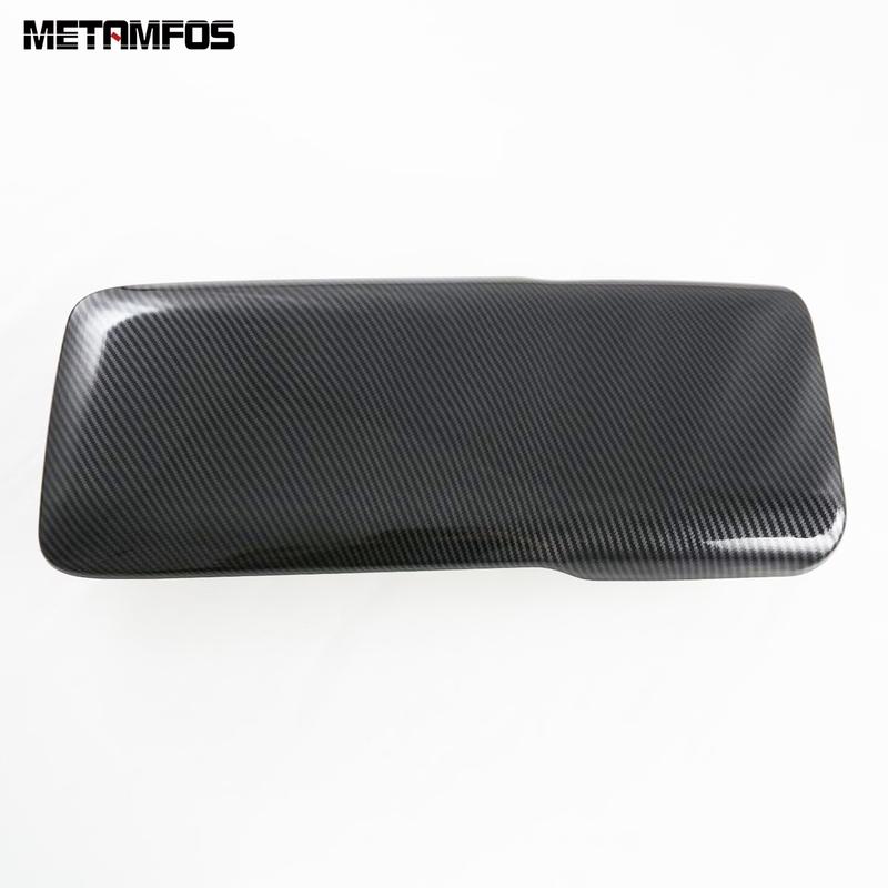 Center Console Armrest Box Panel Cover Trim Sticker For Toyota Camry 2024 2025 Carbon Fiber Interior Accessories Car Styling