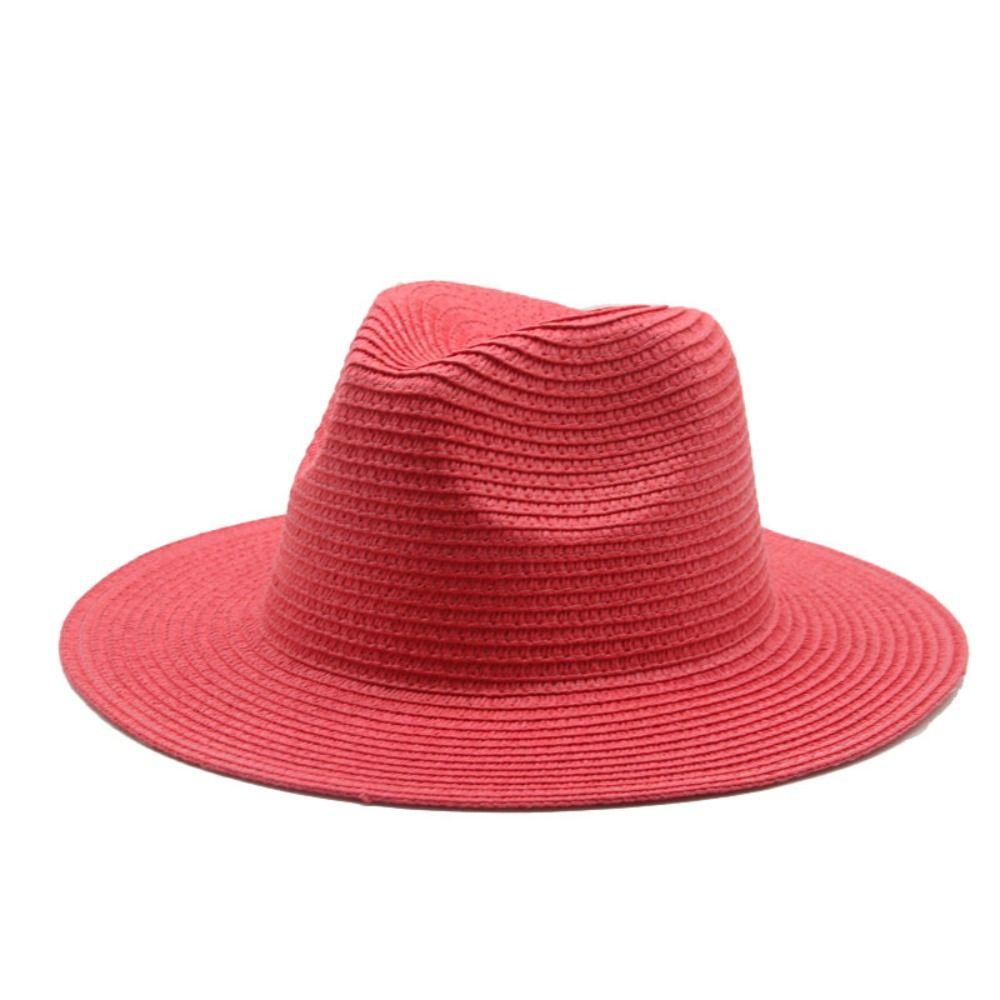 Large Panama Straw Hat Wide Brim British Dress Hat Fashion Panama Jazz Hat  Unisex